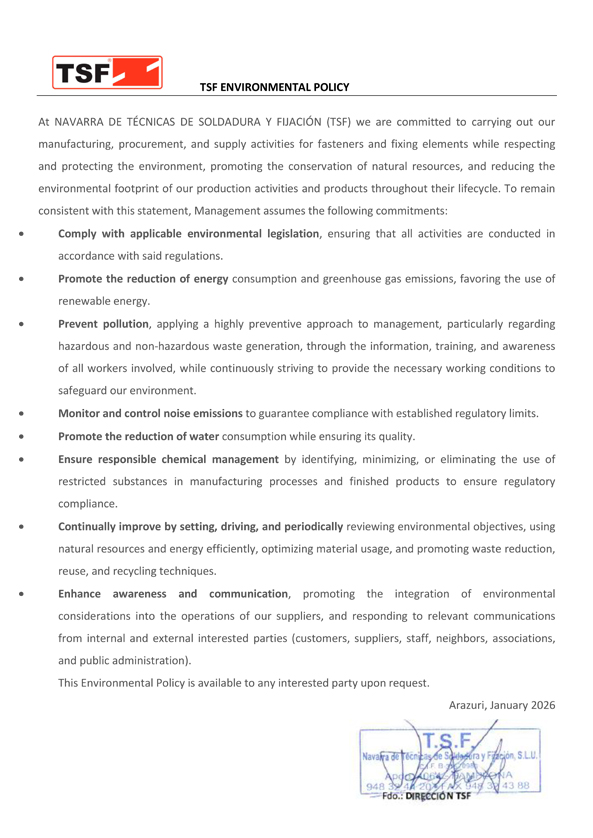Enviromanetal policy document