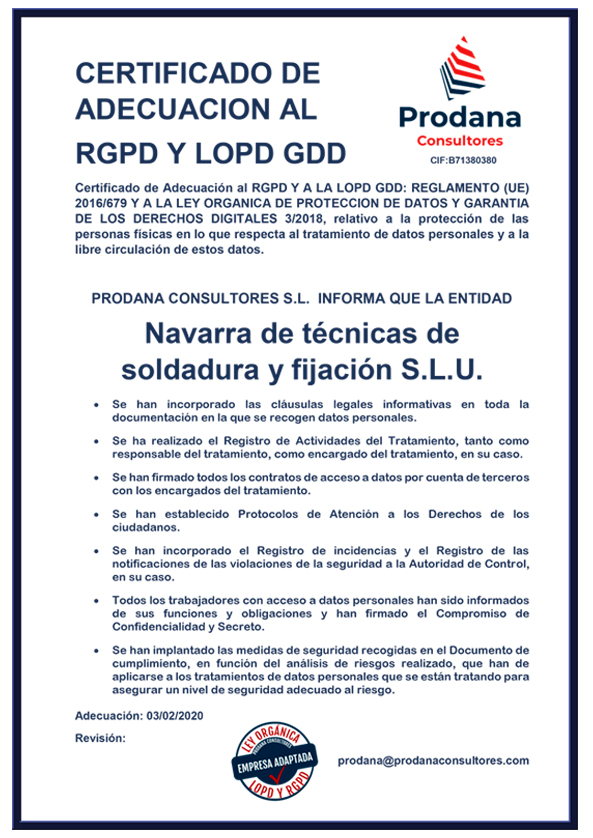 LOPD and RGPD image